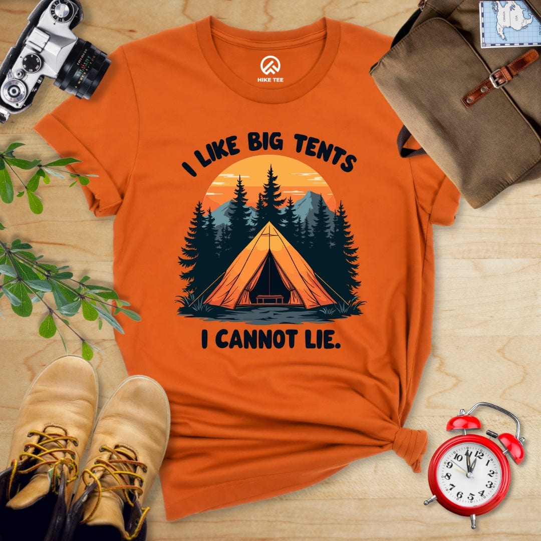 Hike Tee T-Shirt Autumn / S I Like Big Tents Shirt
