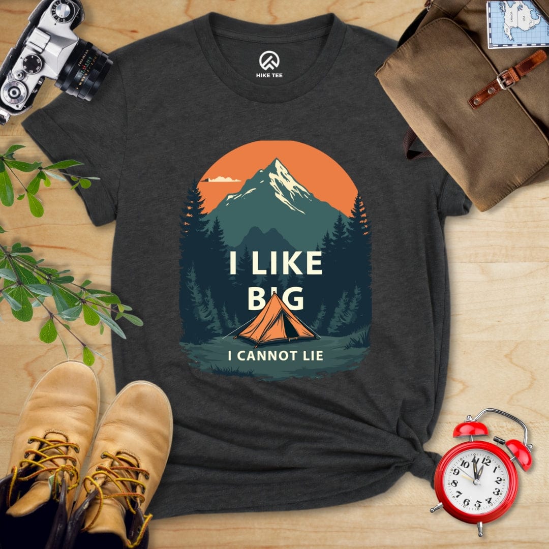 Hike Tee T-Shirt Dark Grey Heather / S I Like Big Tents Shirt