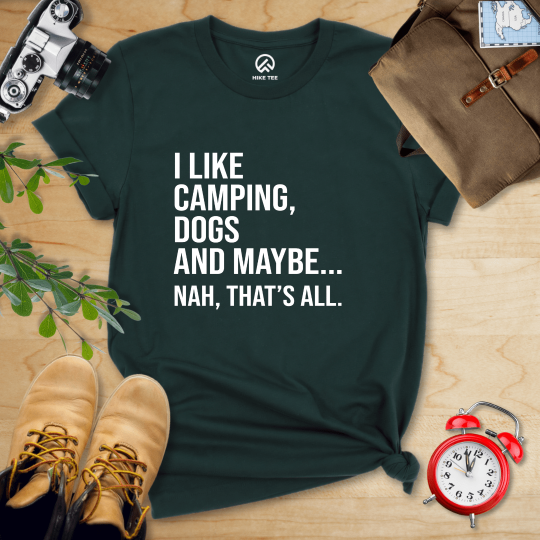 Hike Tee T-Shirt Forest / S I Like Camping Shirt