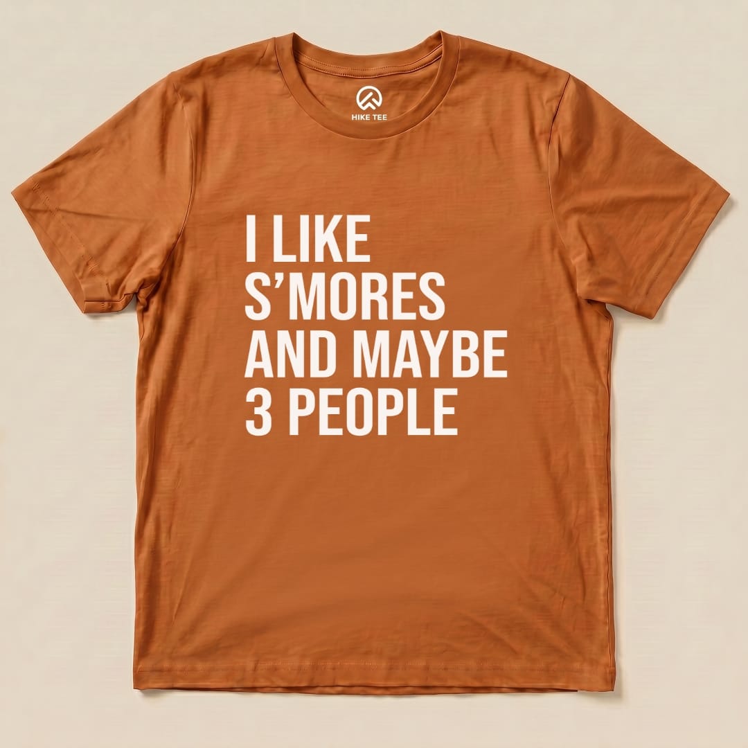 I Like S'mores Shirt Hike Tee T-Shirt Autumn / S