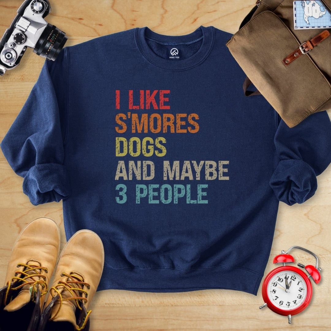 Hike Tee Sweatshirt Navy / S I like Smores Sweatshirt