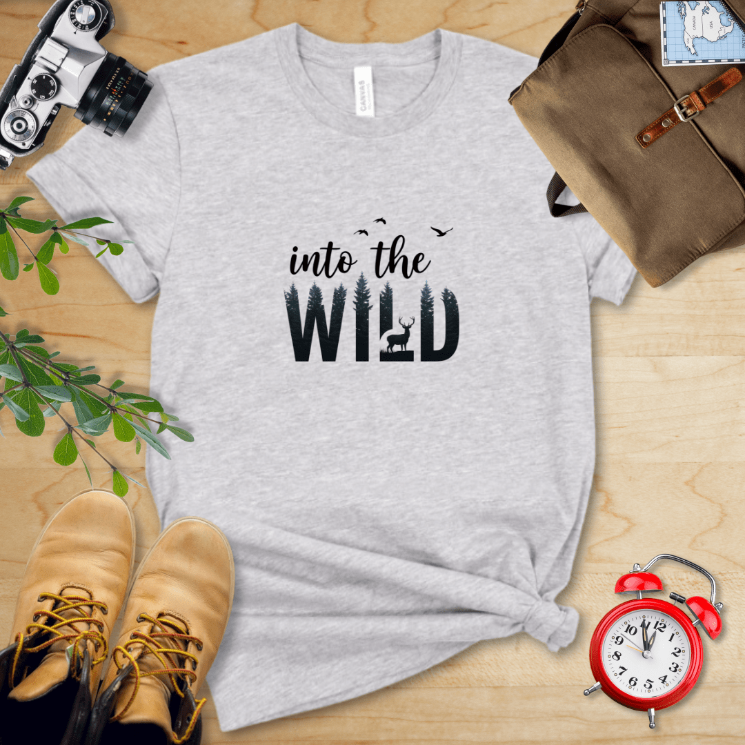 Hike Tee T-Shirt Athletic Heather / S Into the wild Shirt