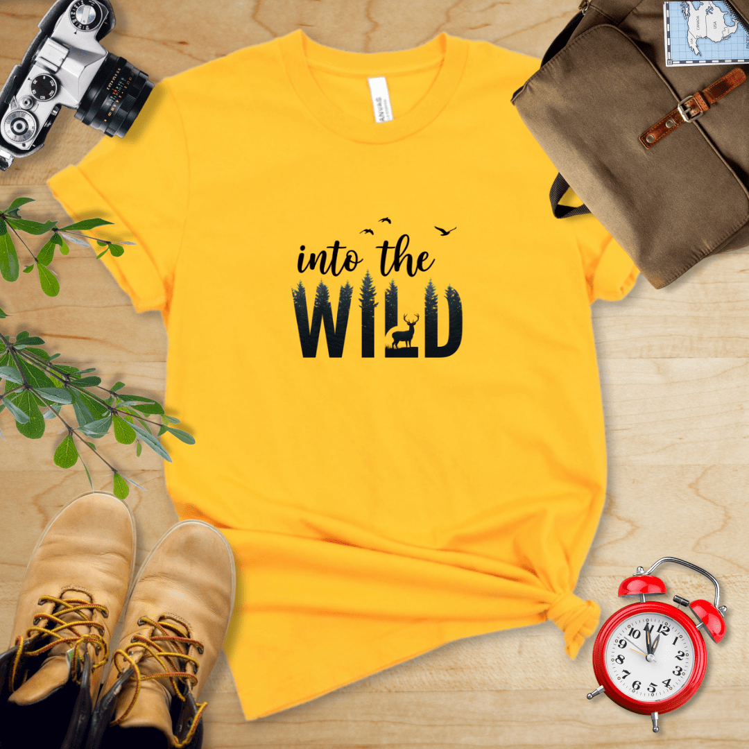 Hike Tee T-Shirt Gold / S Into the wild Shirt
