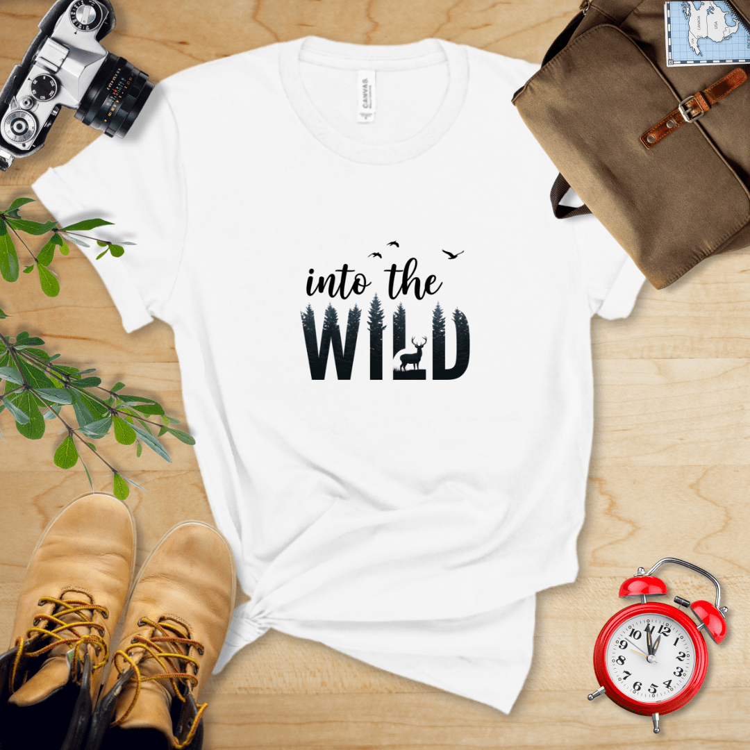 Hike Tee T-Shirt White / S Into the wild Shirt