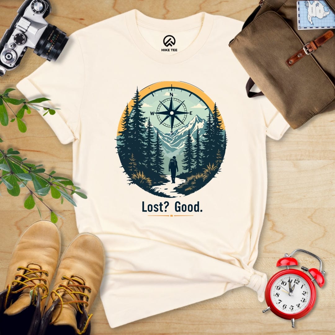 Hike Tee T-Shirt Natural / S Lost? Good. Shirt