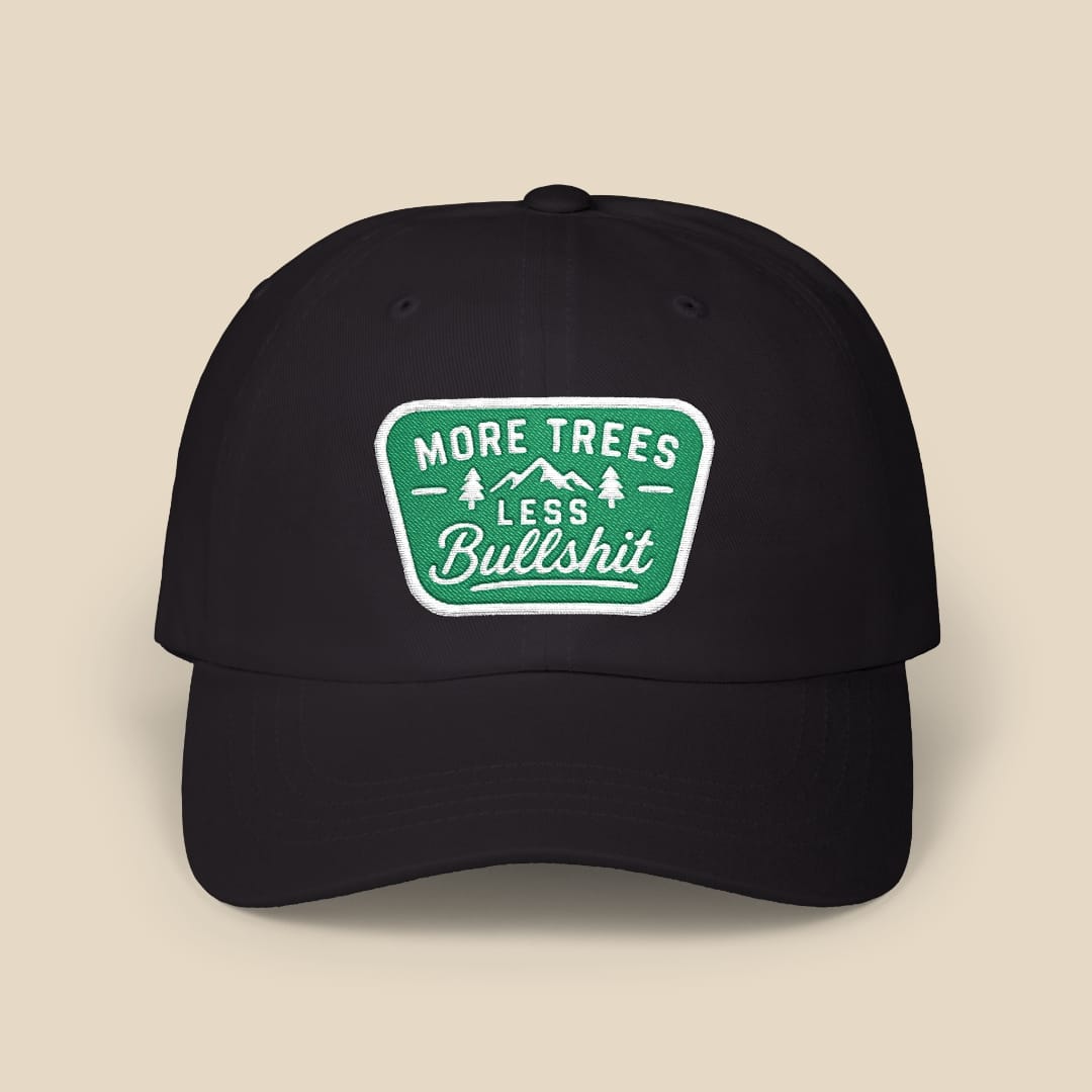 More Trees Cap Hike Tee Hats Black / One size