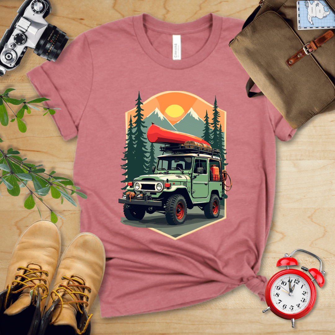 Hike Tee T-Shirt Heather Mauve / S Offroad Adventure Shirt