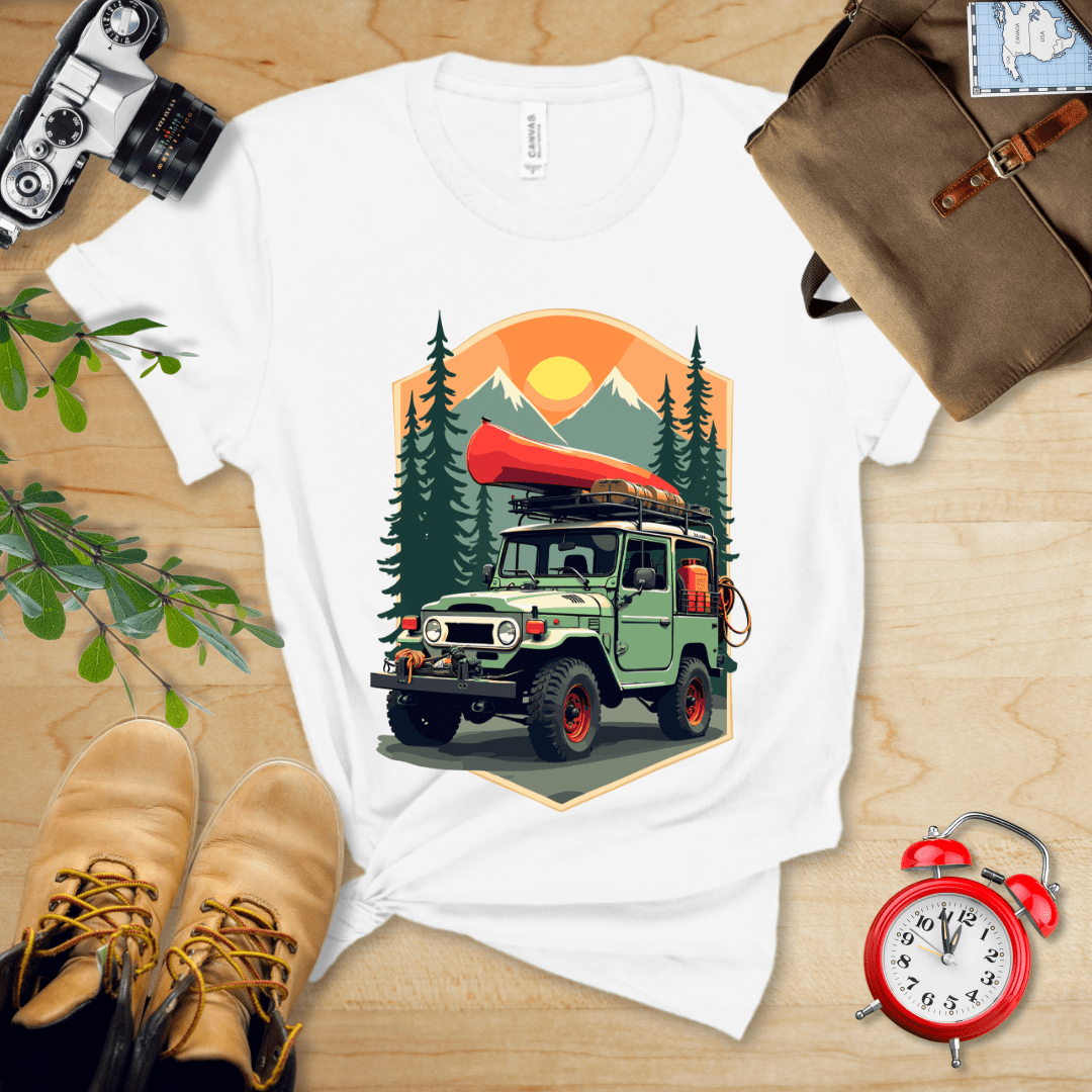 Hike Tee T-Shirt White / S Offroad Adventure Shirt