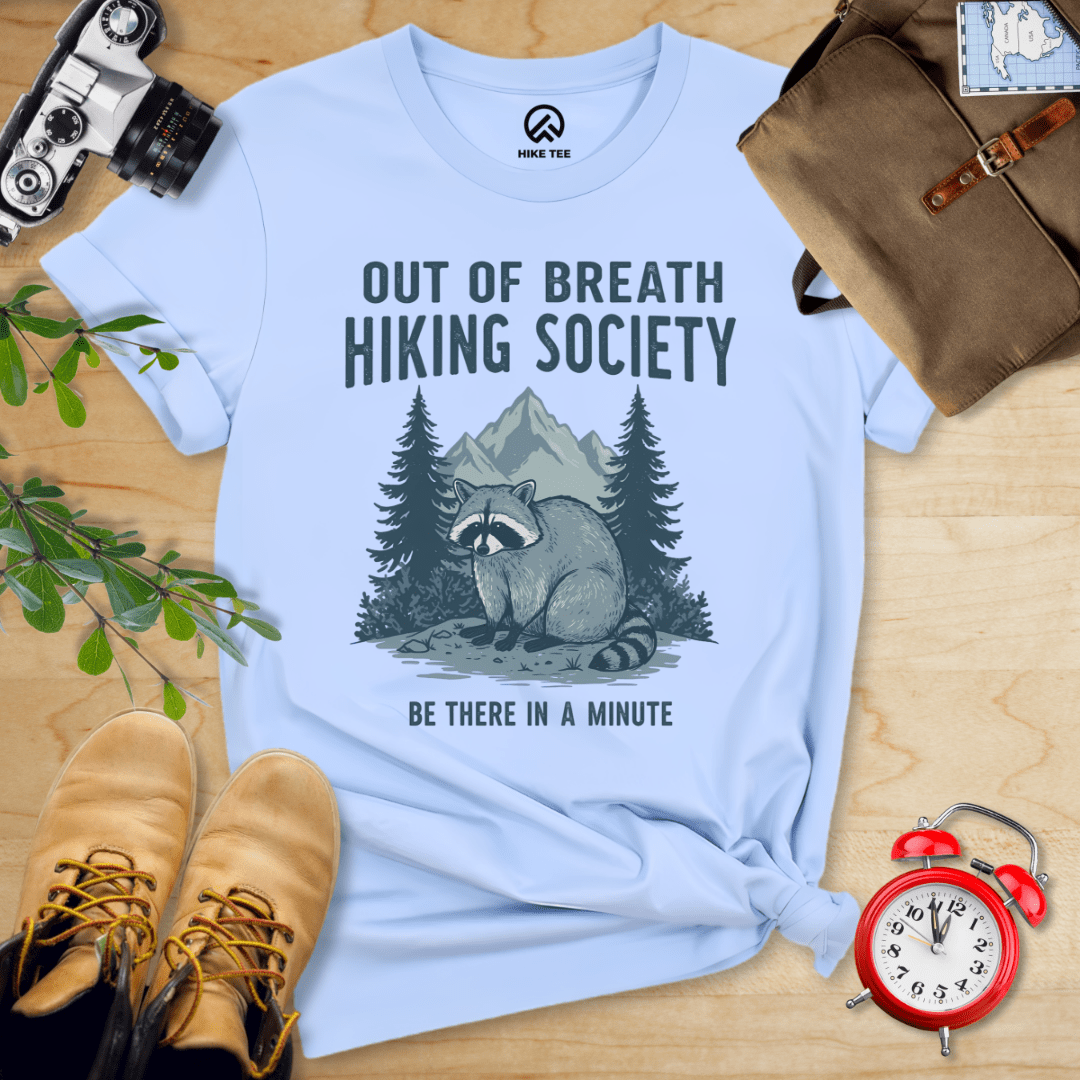 Hike Tee T-Shirt Baby Blue / S Out Of Breath Shirt