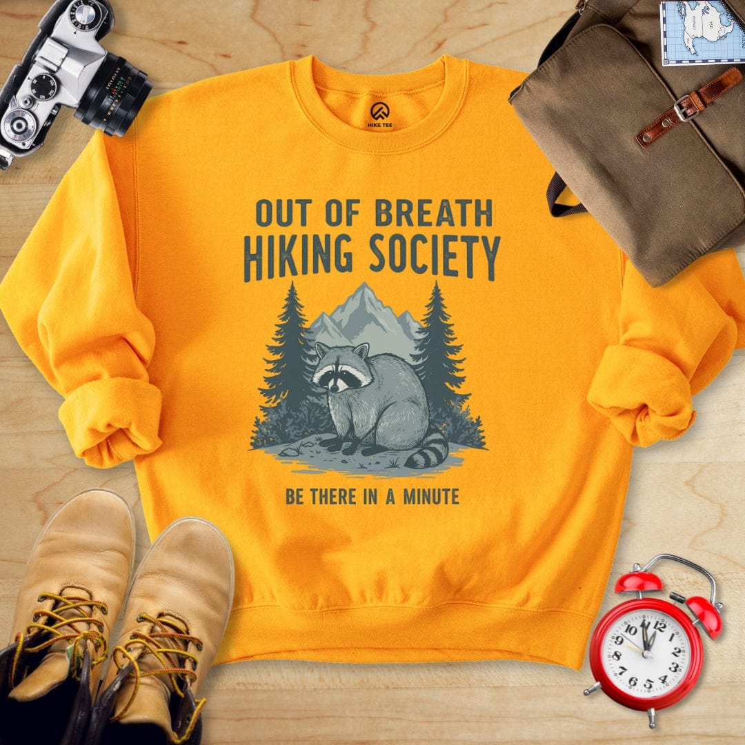 Hike Tee Sweatshirt Gold / S Out Of Breath Sweatshirt