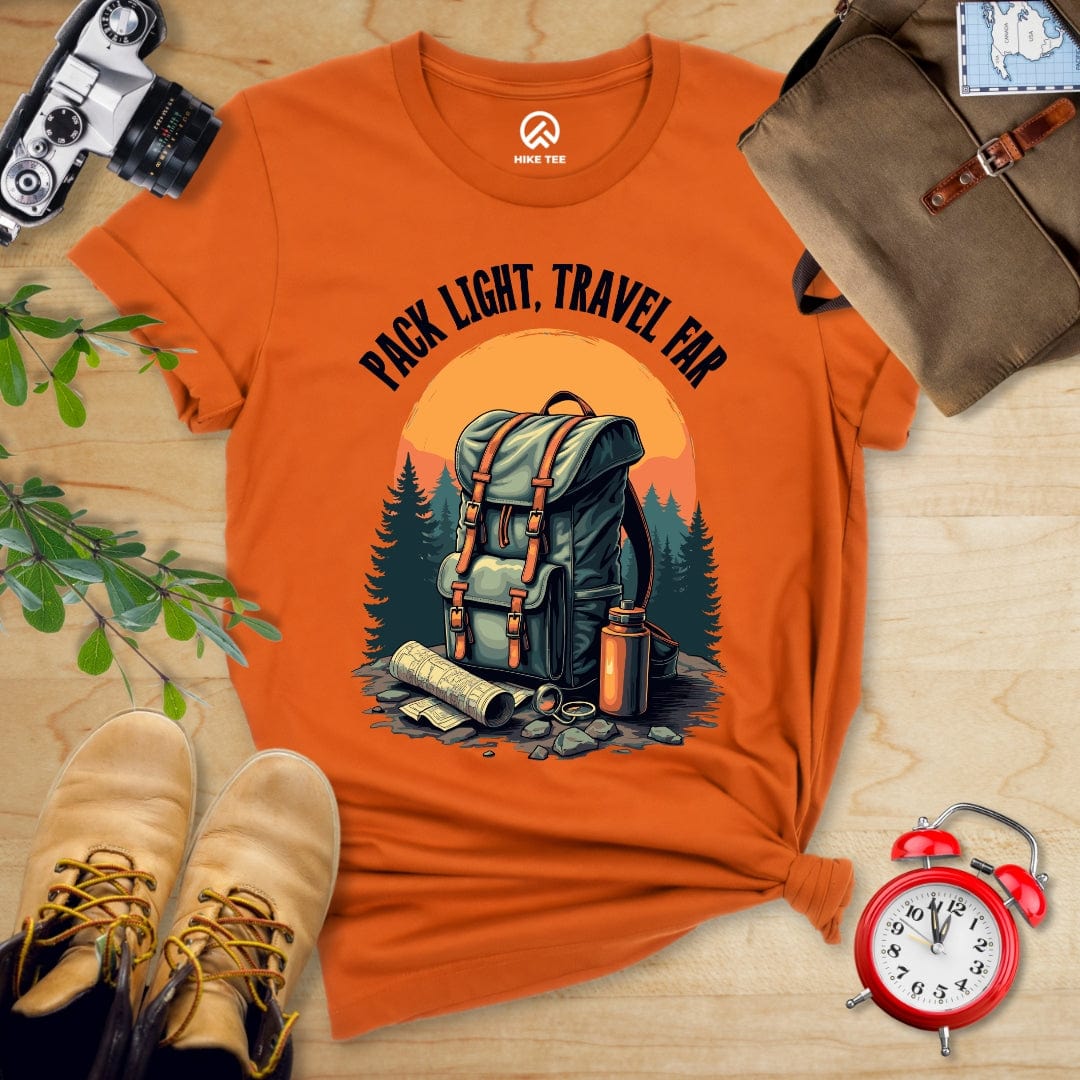 Hike Tee T-Shirt Autumn / S Pack Light, Travel Far Shirt