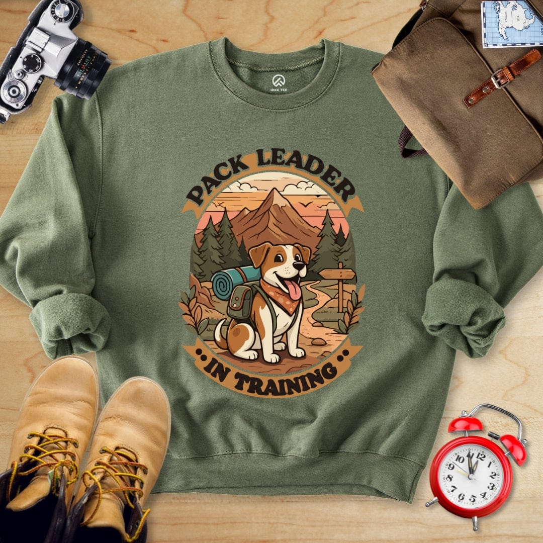 Hike Tee Sweatshirt Military Green / S Packleader Sweatshirt