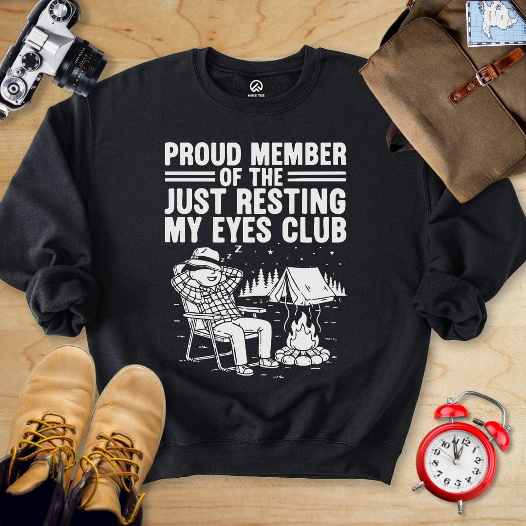 Hike Tee Sweatshirt Black / S Praud Member Sweatshirt