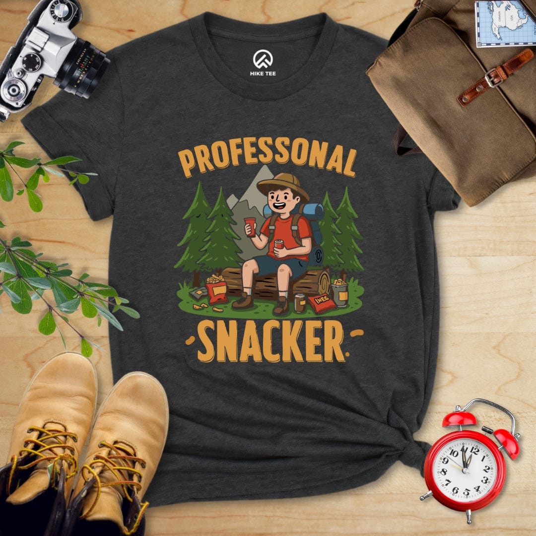 Hike Tee T-Shirt Dark Grey Heather / S Pro Snacker Shirt