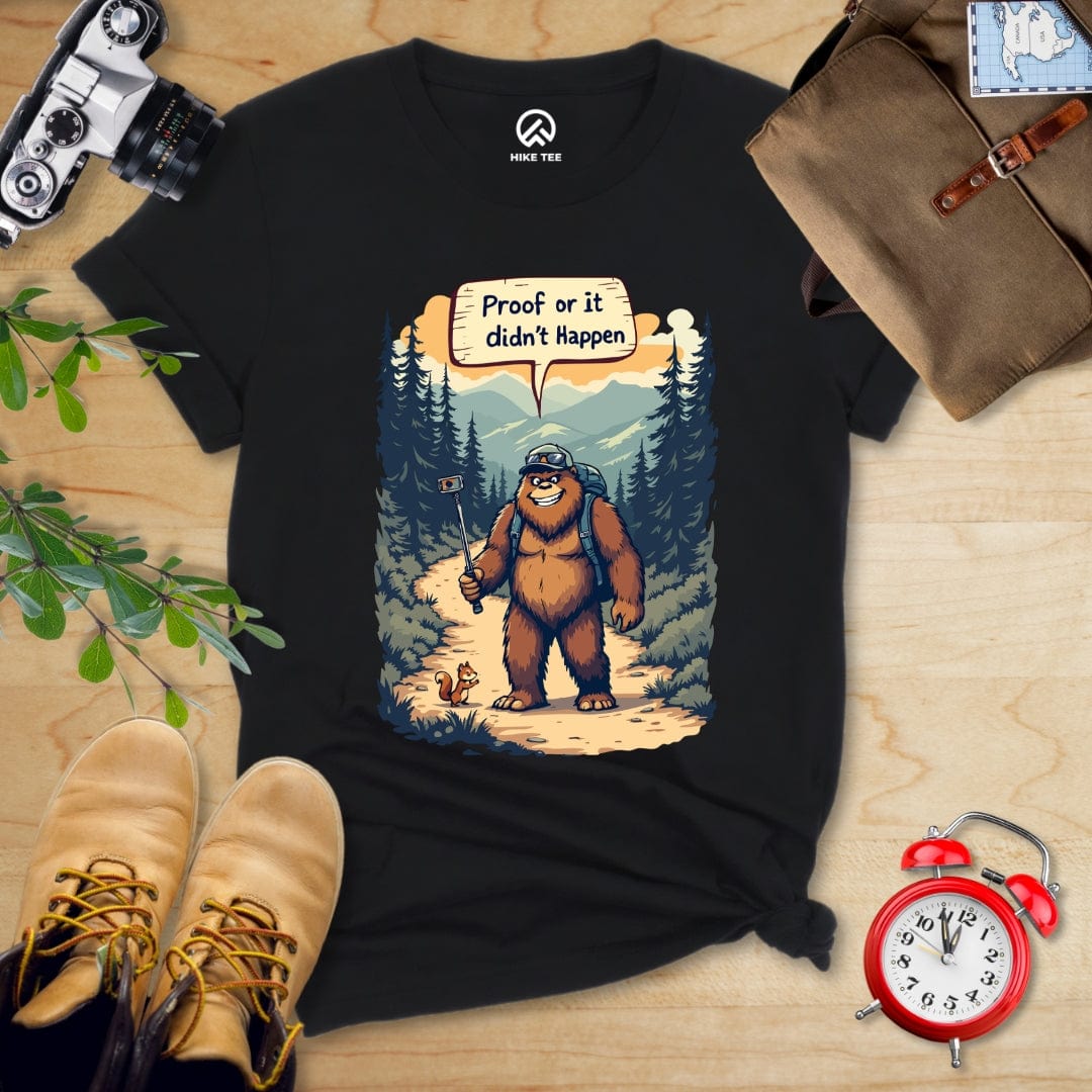 Hike Tee T-Shirt Black / S Proof Bigfoot Shirt