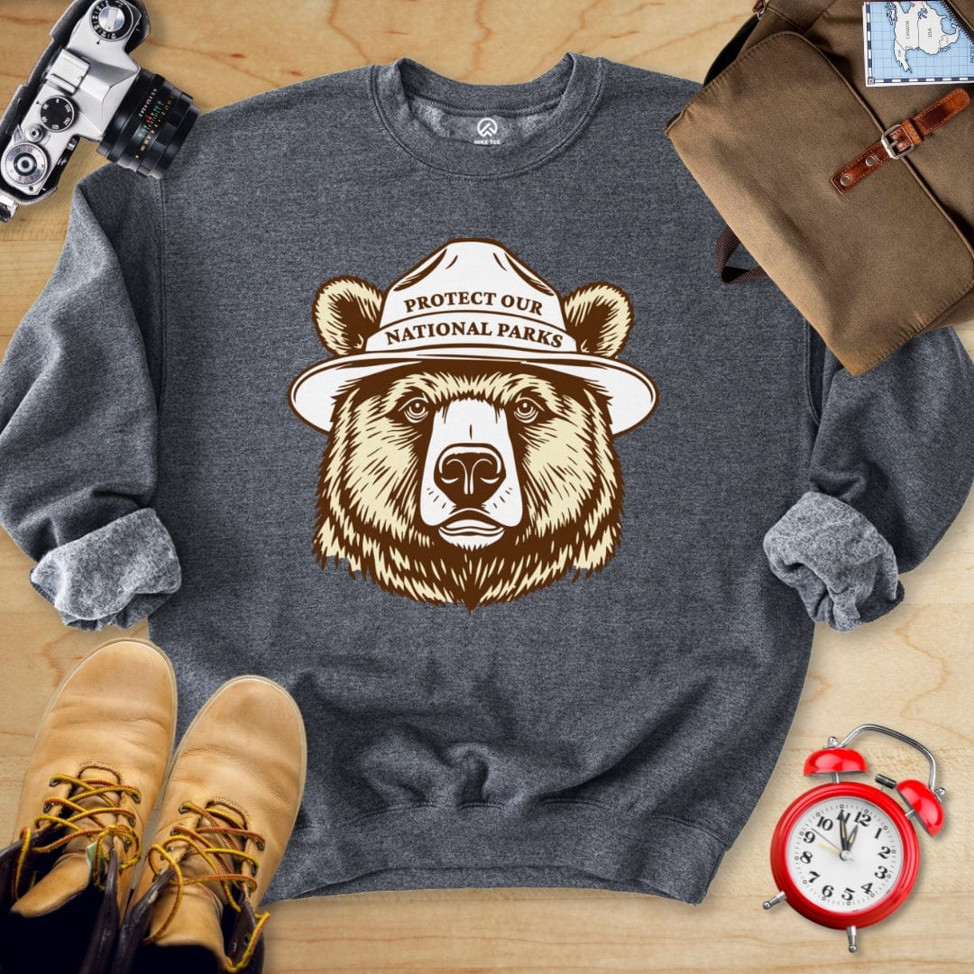 Hike Tee Sweatshirt Dark Heather / S Protect Our NP Sweatshirt