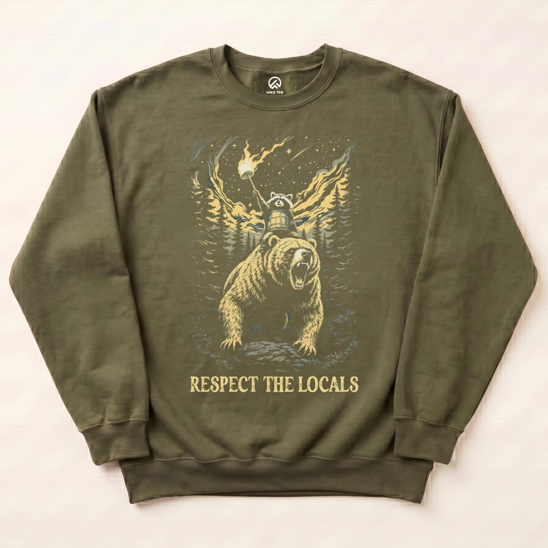 Protect the Forests Sweatshirt Printify Sweatshirt Military Green / S