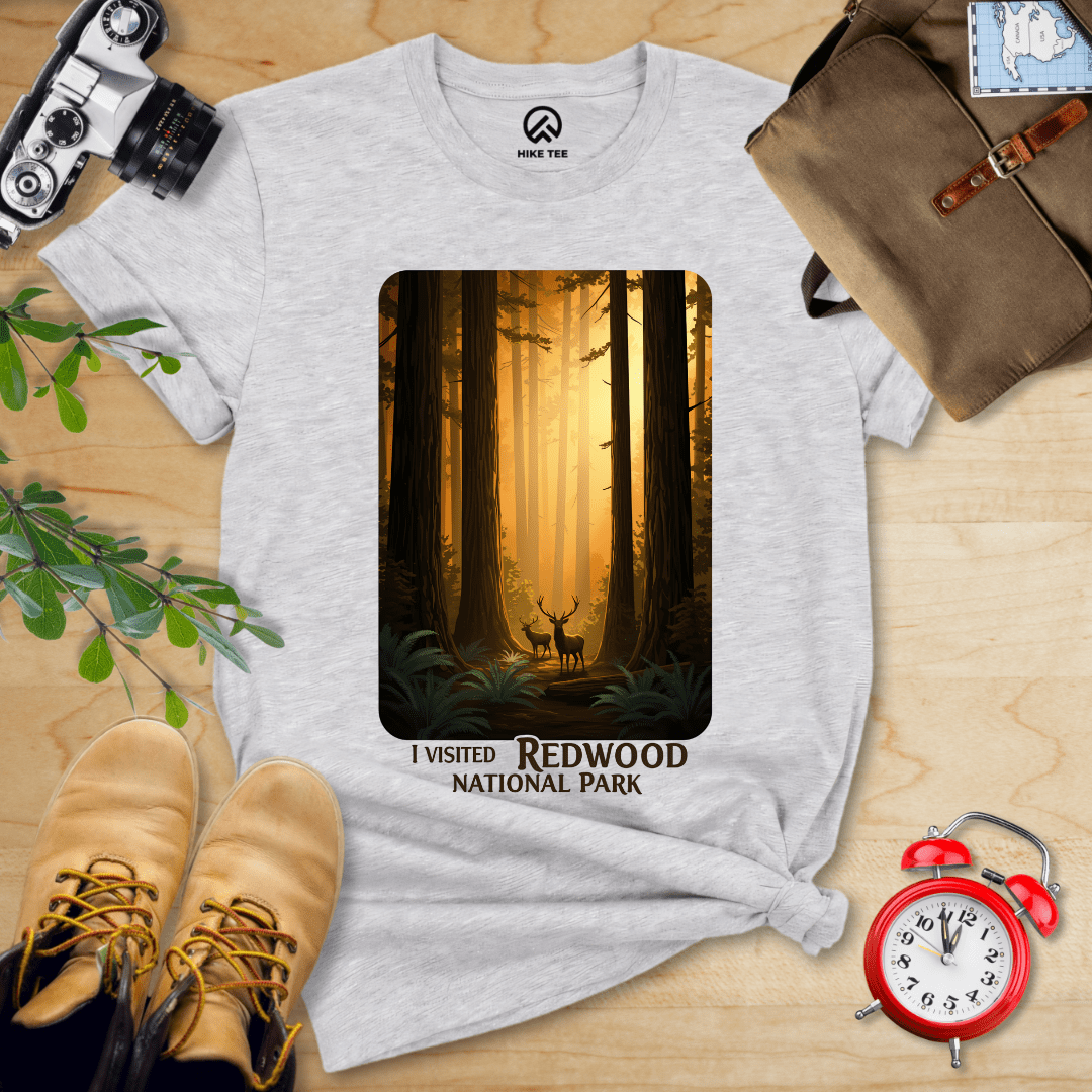 Hike Tee T-Shirt Athletic Heather / S Redwood National Park Shirt