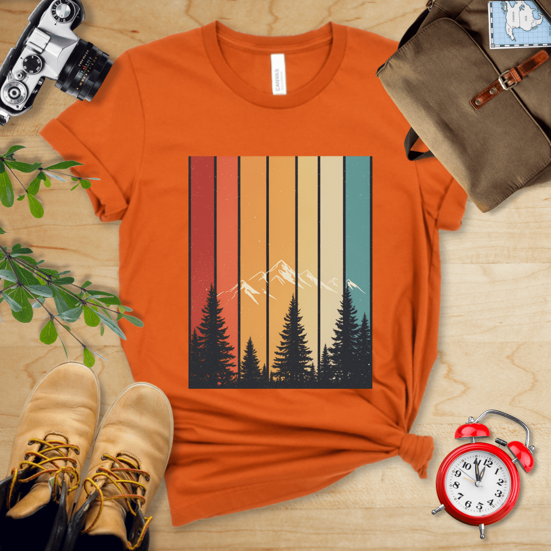 Hike Tee T-Shirt Autumn / S Retro Forest Shirt