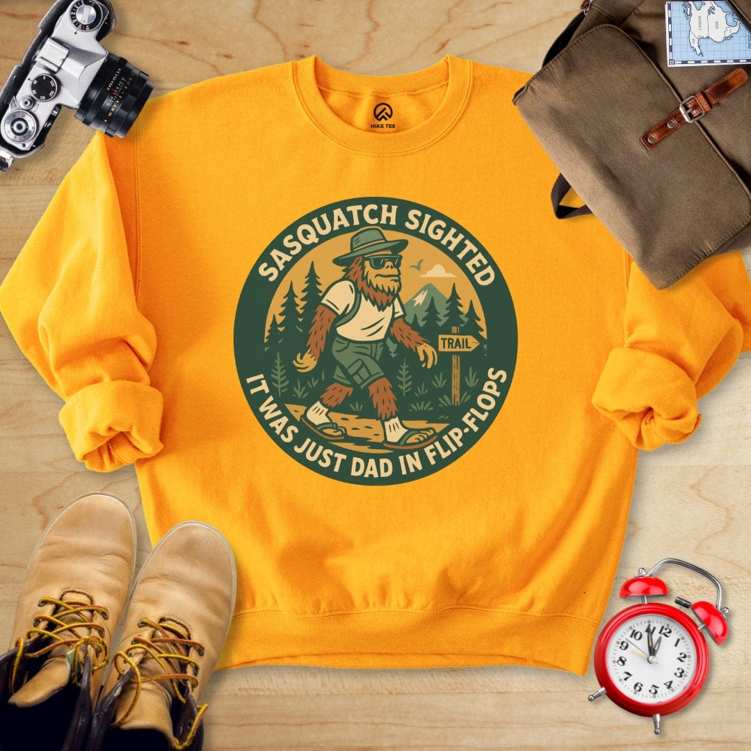 Hike Tee Sweatshirt Gold / S Sasquatch Sighted Sweatshirt