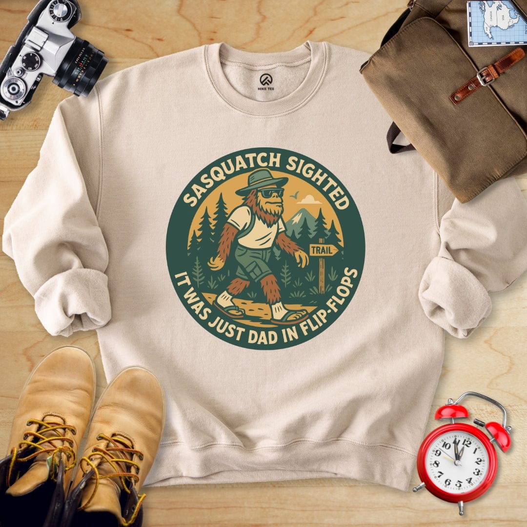 Hike Tee Sweatshirt Sand / S Sasquatch Sighted Sweatshirt