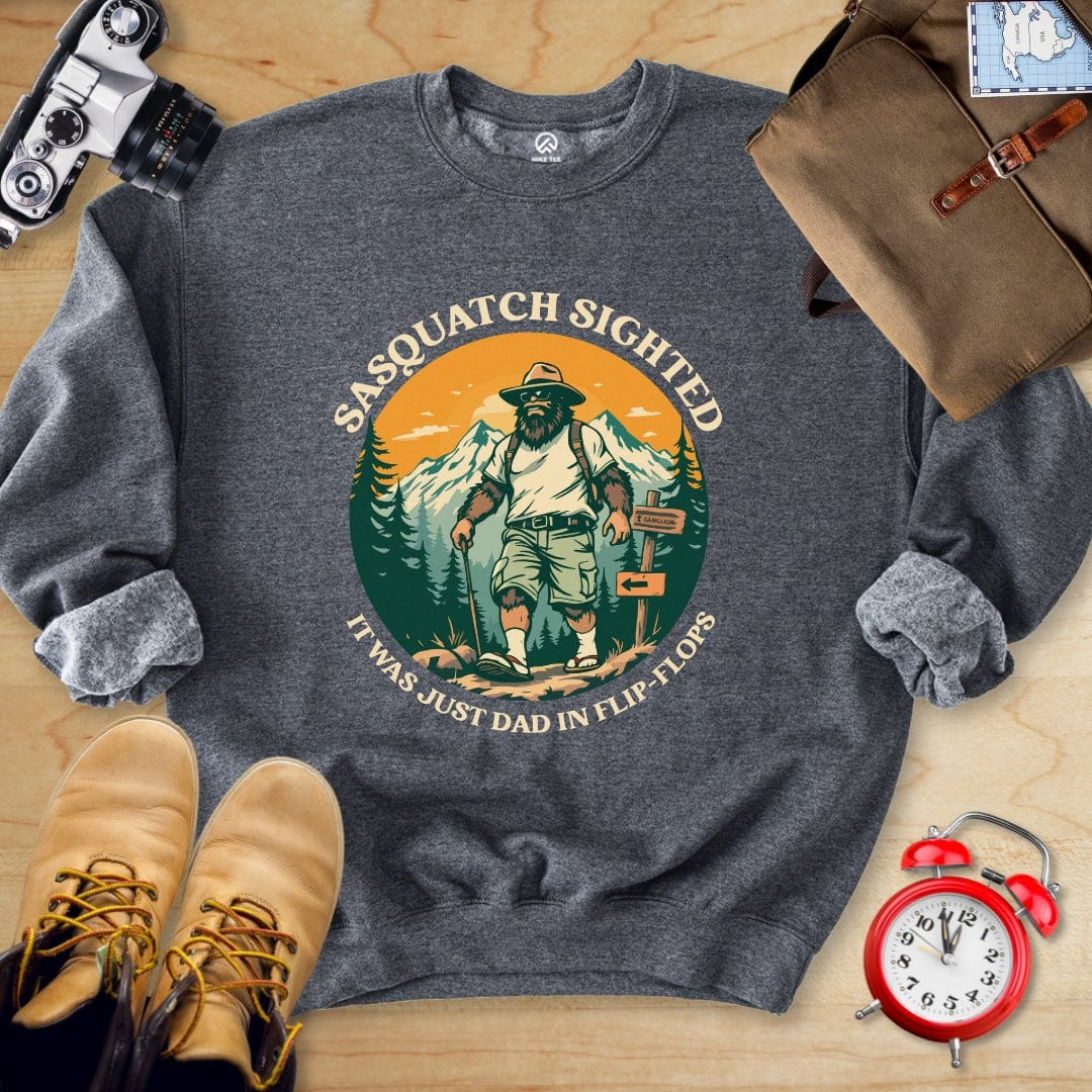 Hike Tee Sweatshirt Dark Heather / S Sasquatch Sweatshirt