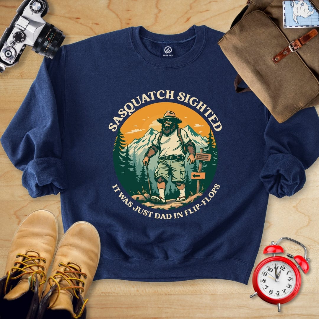 Hike Tee Sweatshirt Navy / S Sasquatch Sweatshirt