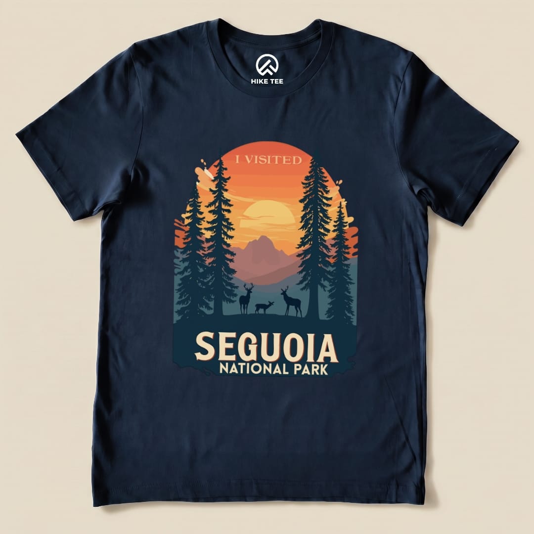 Hike Tee T-Shirt Navy / S Sequoia National Park Shirt