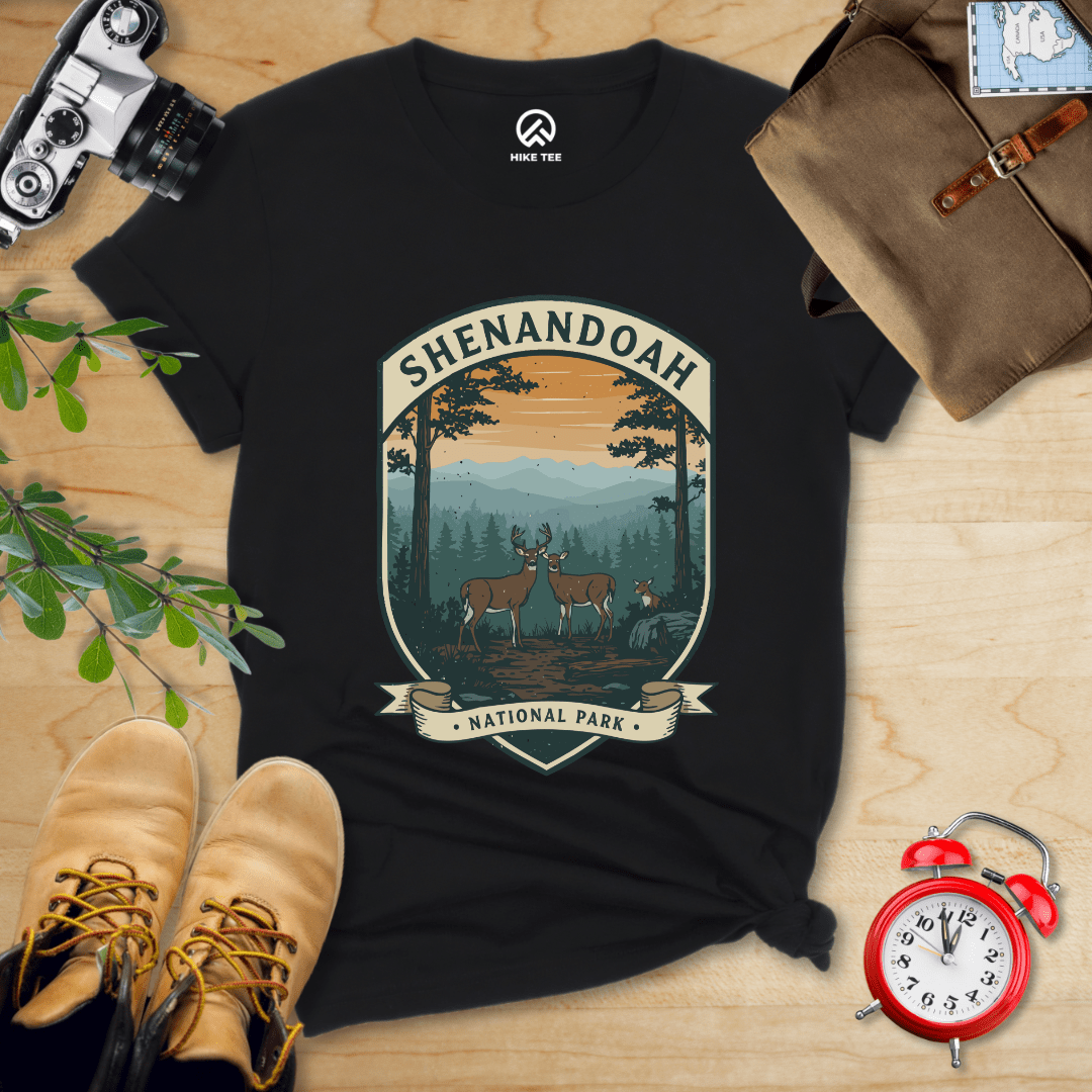 Hike Tee T-Shirt Black / S Shenandoah Deers Shirt