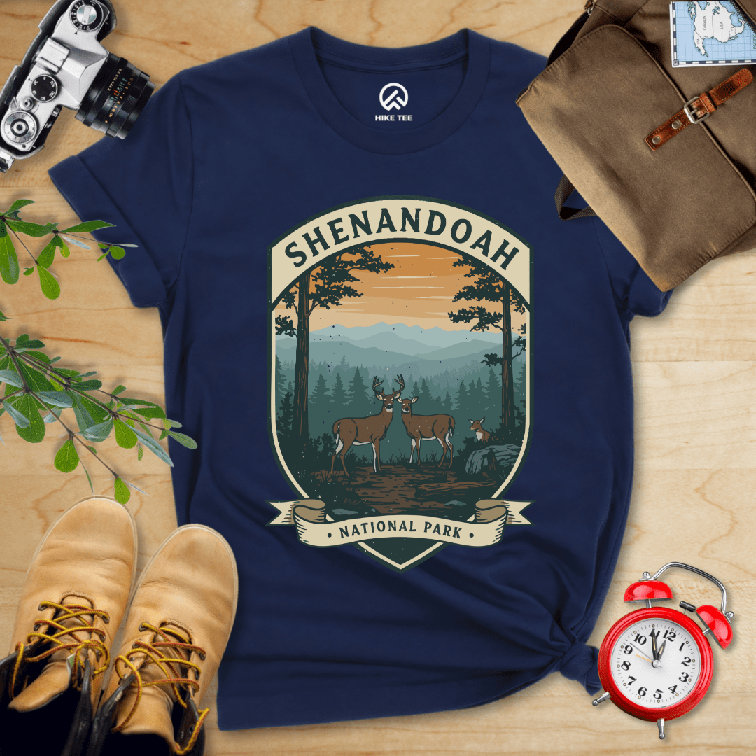 Hike Tee T-Shirt Navy / S Shenandoah Deers Shirt