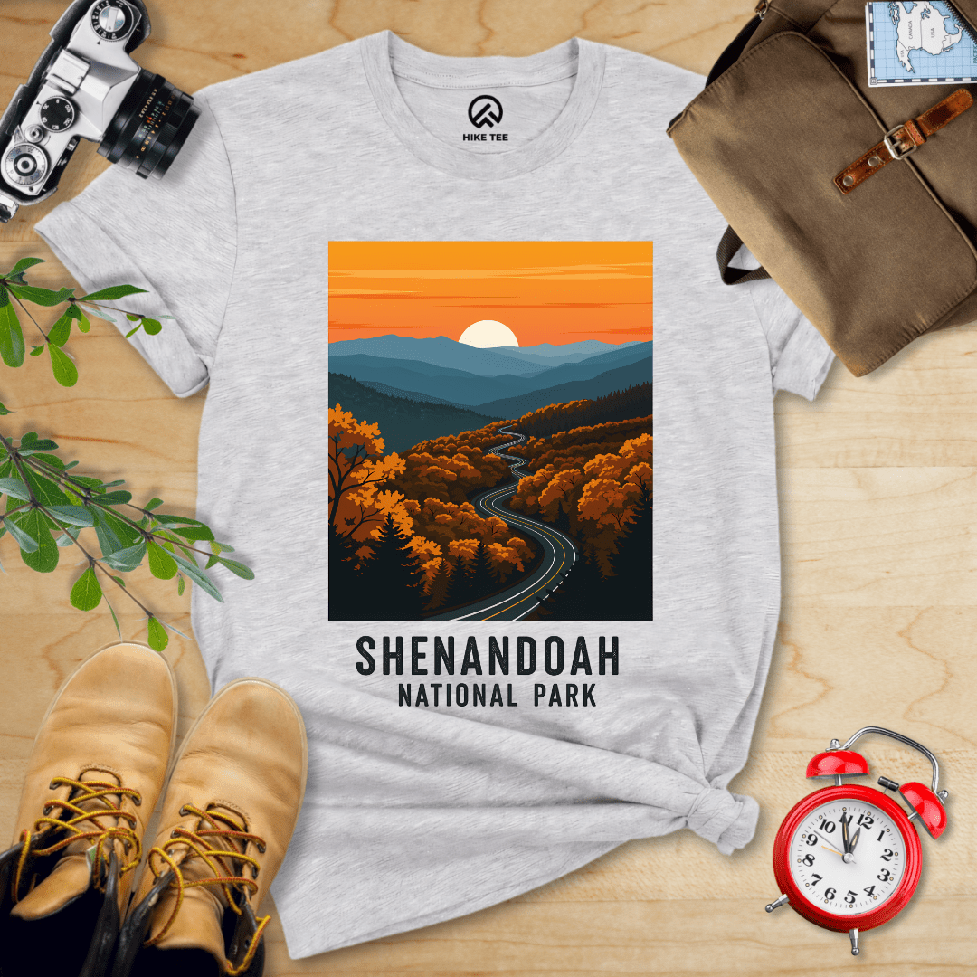 Hike Tee T-Shirt Athletic Heather / S Shenandoah National Park Shirt