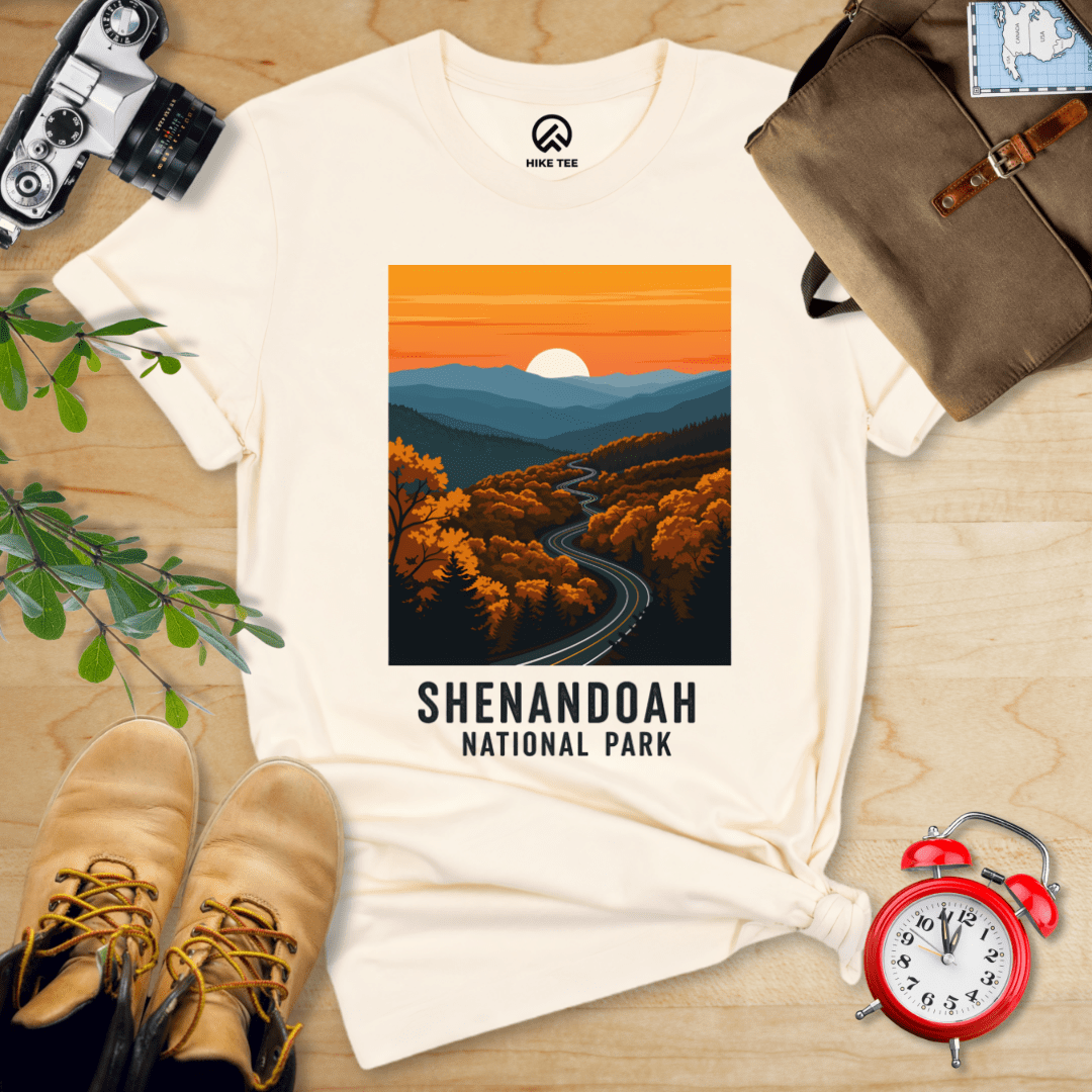 Hike Tee T-Shirt Natural / S Shenandoah National Park Shirt