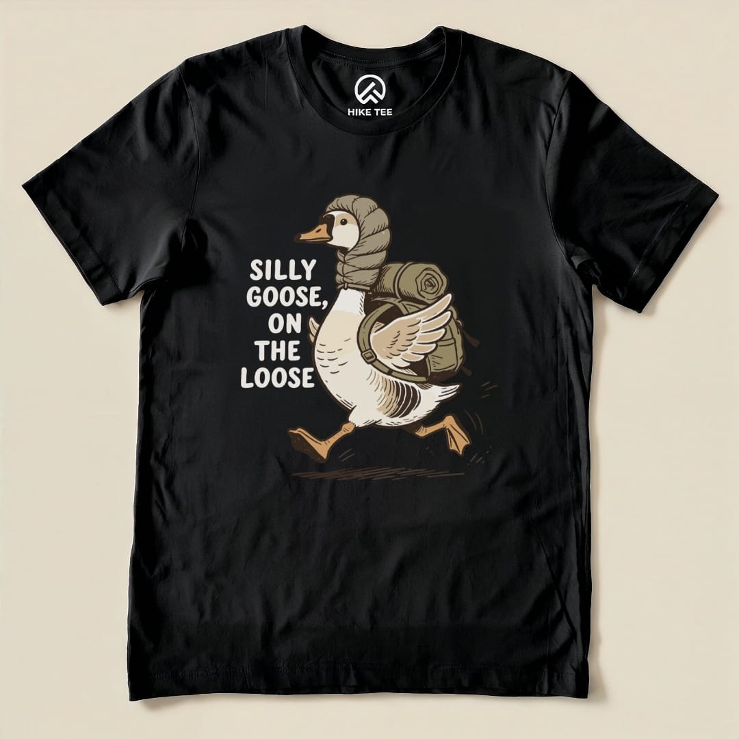 Hike Tee T-Shirt Black / S Silly Goose Shirt
