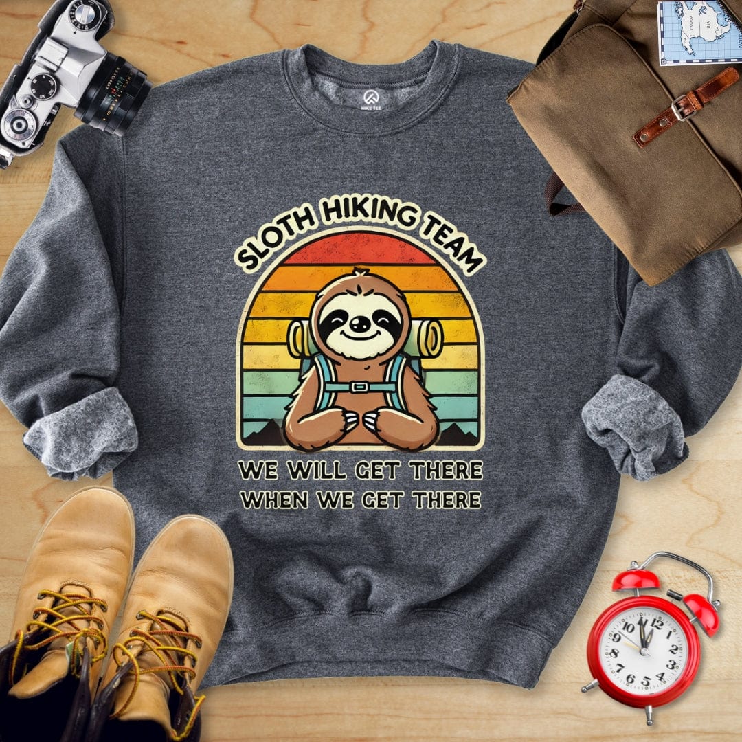 Hike Tee Sweatshirt Dark Heather / S SLOTH Hiking Team Sweatshirt