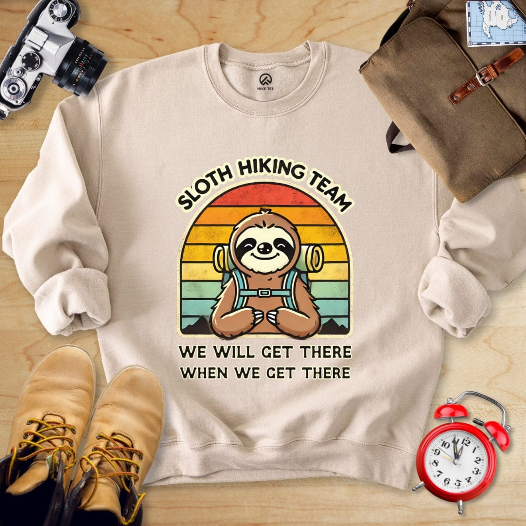 Hike Tee Sweatshirt Sand / S SLOTH Hiking Team Sweatshirt
