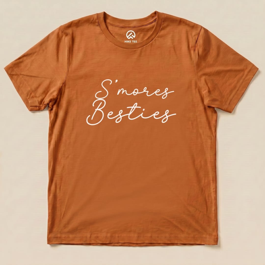 Smores Besties Shirt Hike Tee T-Shirt Autumn / S