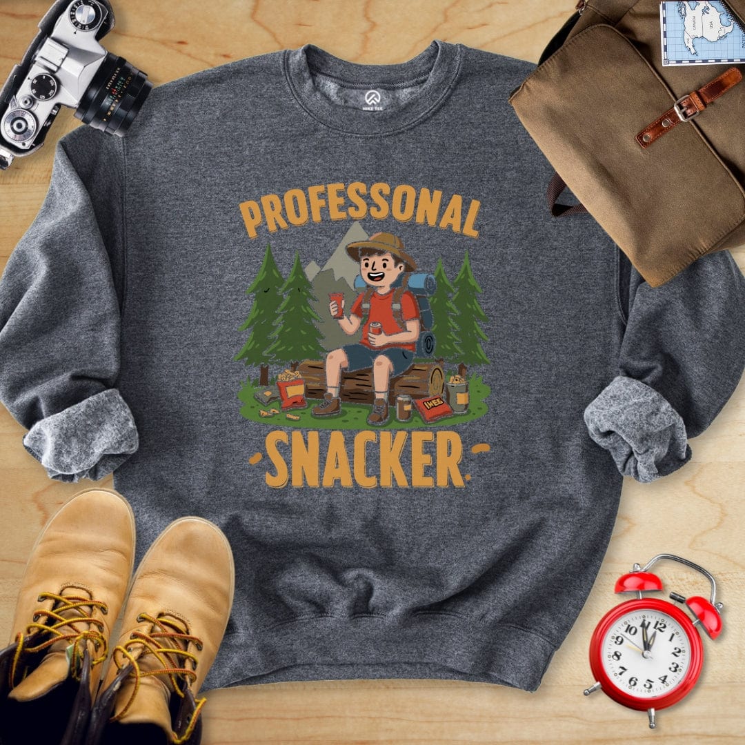 Hike Tee Sweatshirt Dark Heather / S Snacker Sweatshirt