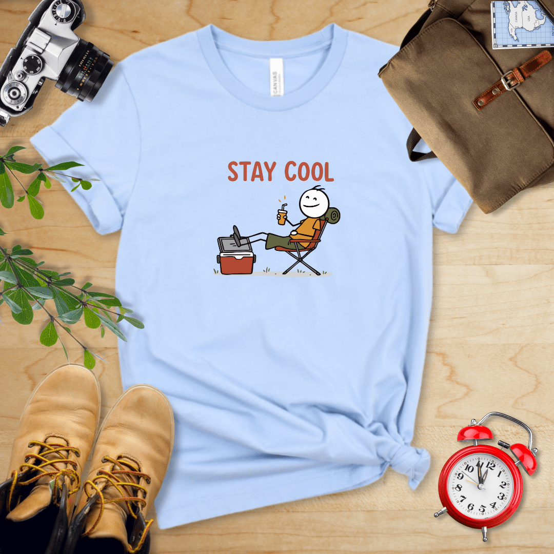 Hike Tee T-Shirt Baby Blue / S Stay Cool Shirt