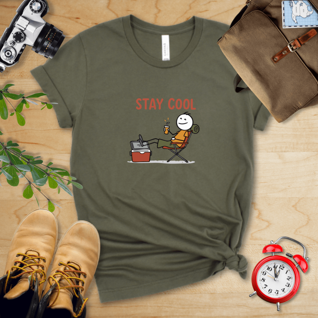 Hike Tee T-Shirt Military Green / S Stay Cool Shirt