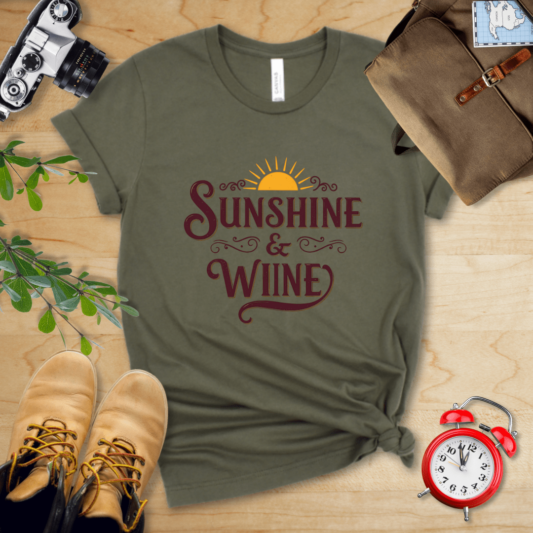 Hike Tee T-Shirt Military Green / S Sunshine and Wine Shirt