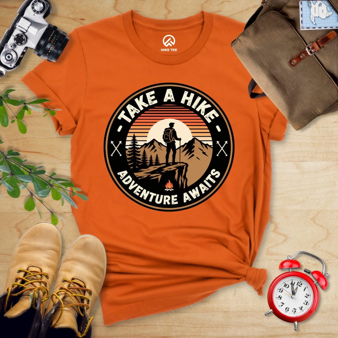 Hike Tee T-Shirt Autumn / S Take a Hike Retro Shirt