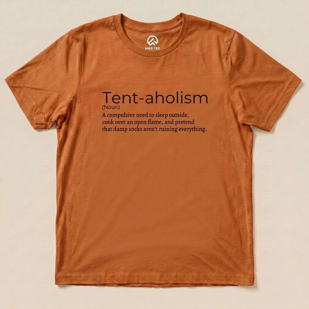 Tent-aholizm Definition Shirt Hike Tee T-Shirt Autumn / S