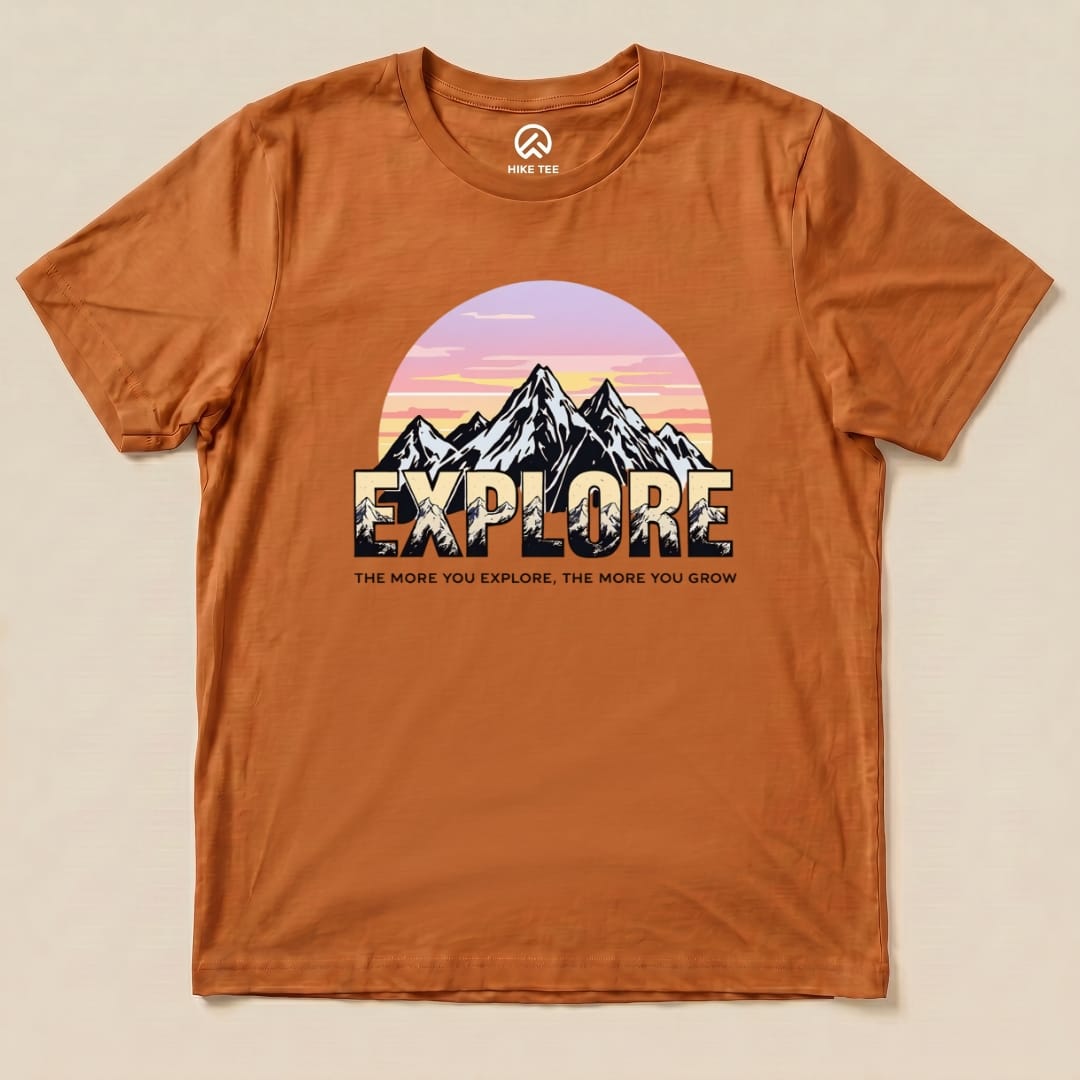The More You Explore The More You Grow Shirt Hike Tee T-Shirt Autumn / S