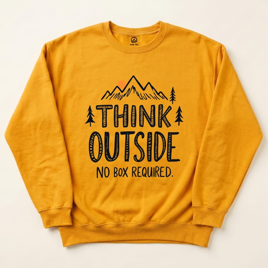Think Outside Sweatshirt - Gold