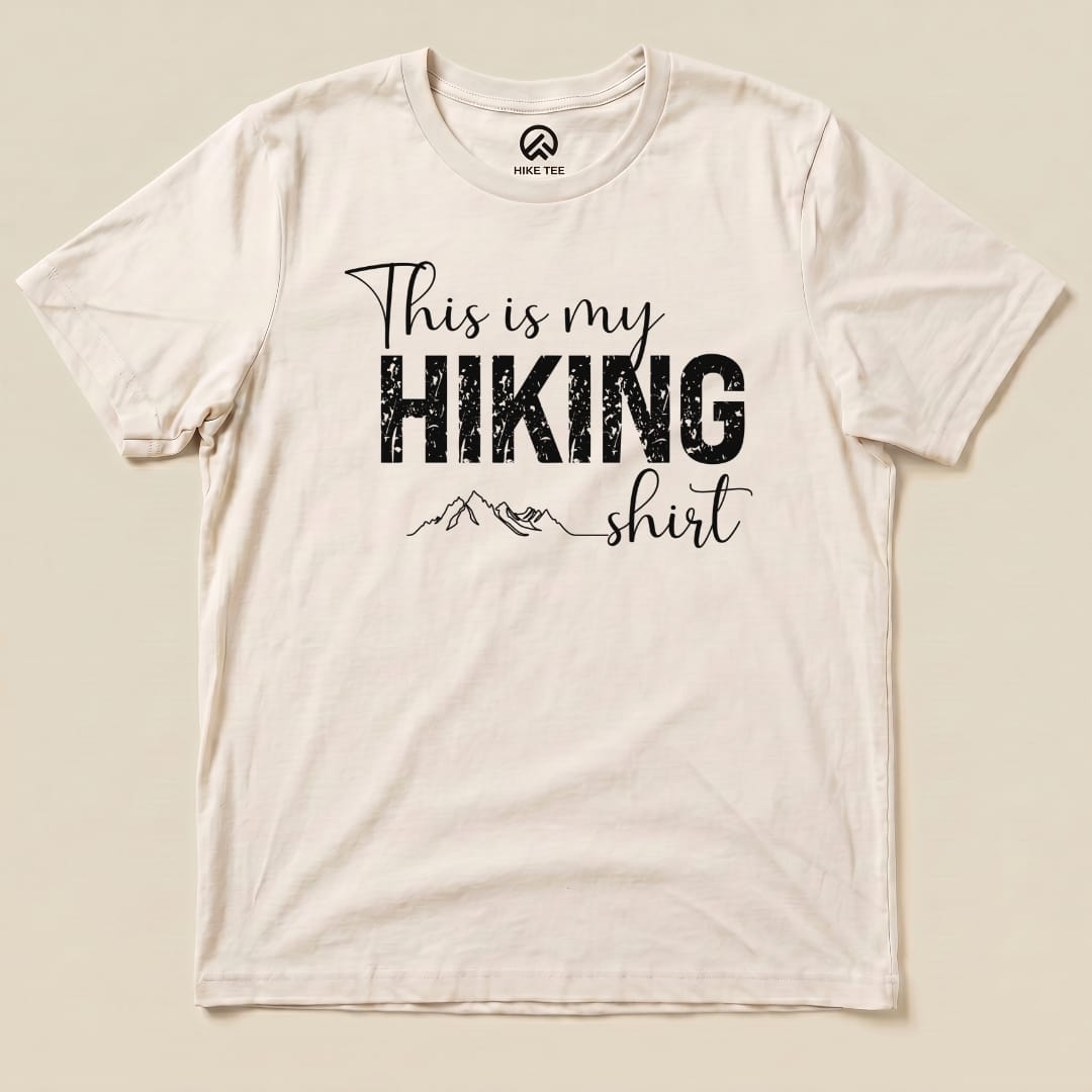 Hike Tee T-Shirt Natural / S This Is My Hiking Shirt