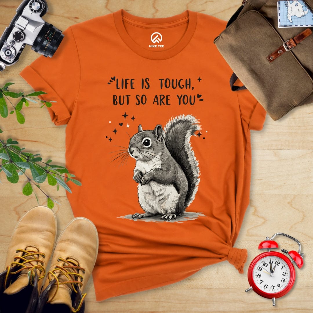 Hike Tee T-Shirt Autumn / S Tough Squirrel Shirt