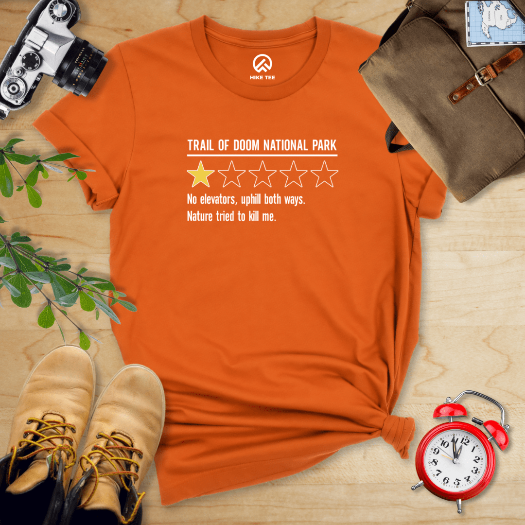 Hike Tee T-Shirt Autumn / S Trail of Doom Review Shirt