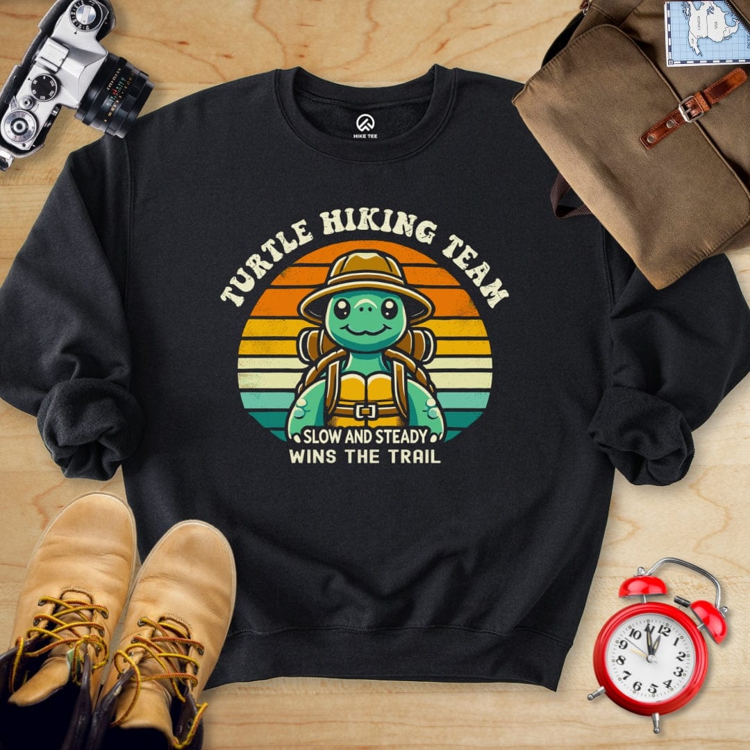 Hike Tee Sweatshirt Black / S Turtle Hiking Team Sweatshirt