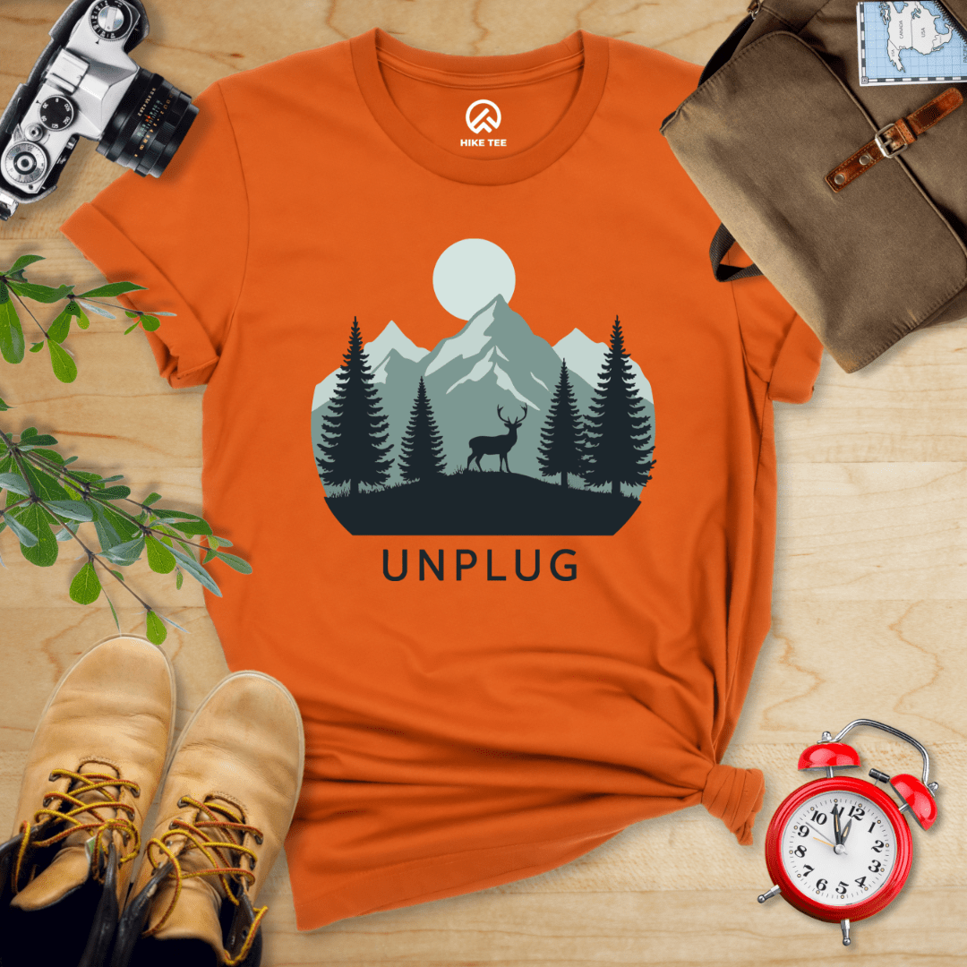 Hike Tee T-Shirt Autumn / S Unplug Shirt