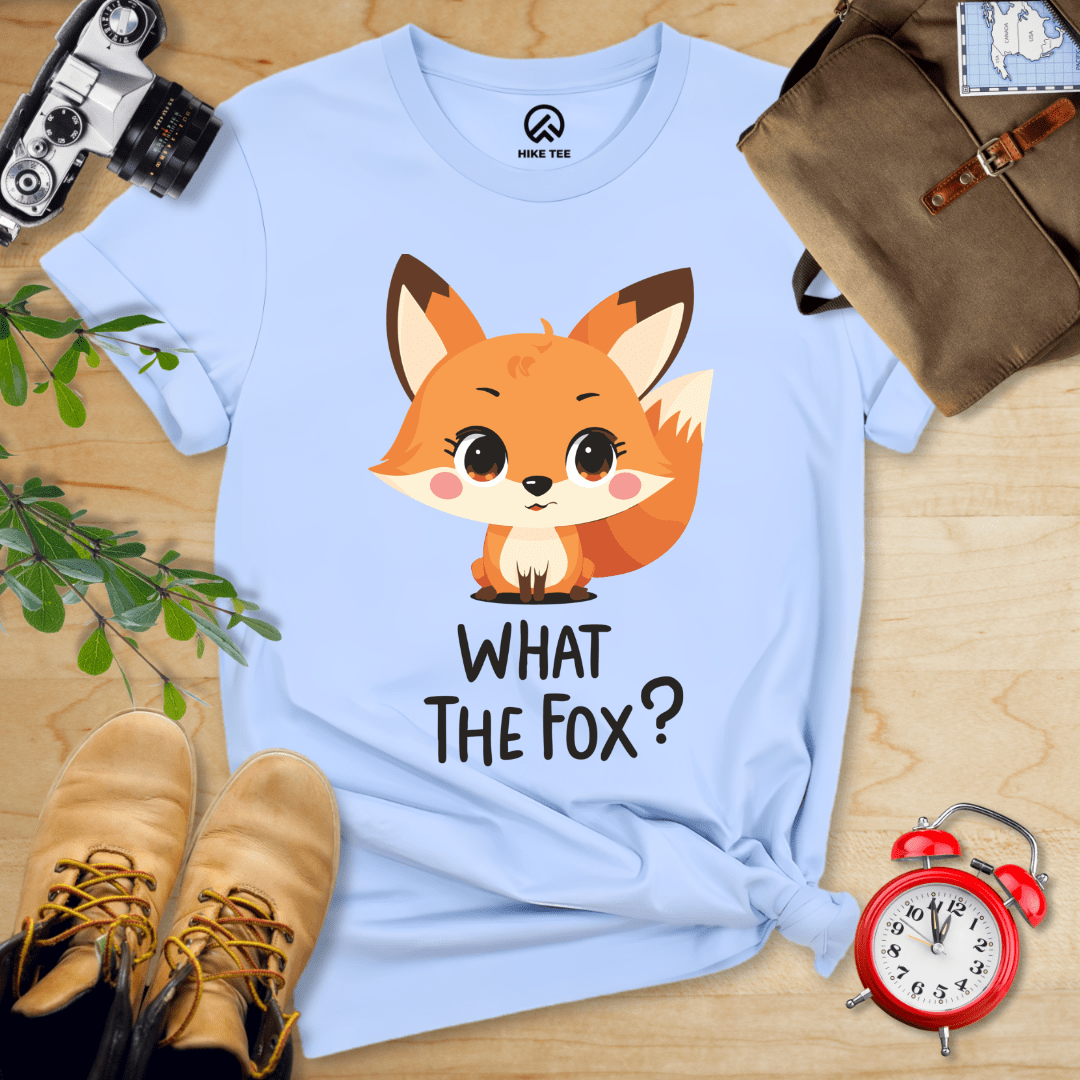 Hike Tee T-Shirt Baby Blue / S What The Fox Shirt